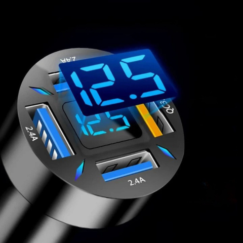 Univerzális és Multi-USB Autós Töltő 