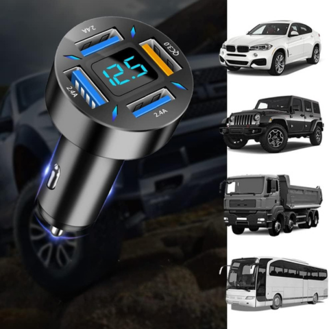 Univerzális és Multi-USB Autós Töltő 