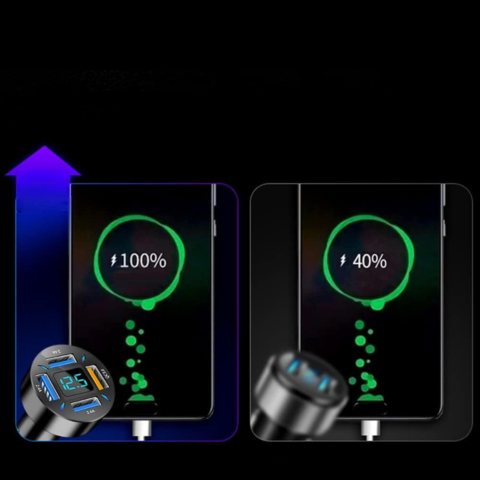 Univerzális és Multi-USB Autós Töltő 