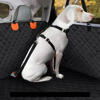 犬用車のシートカバー – 防水＆滑り止め、安全ハーネス付き 
