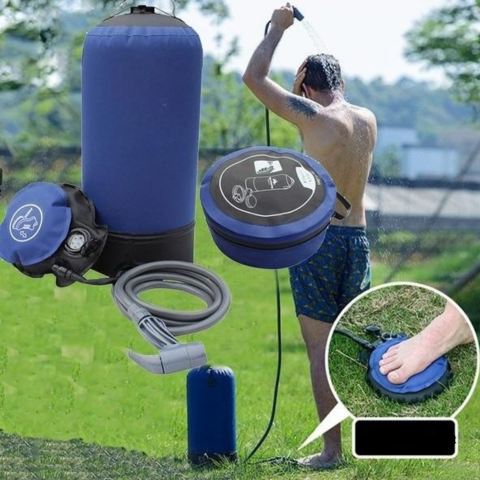 Tragbare Campingdusche - Outdoor-Hygiene & Kompaktes Format
