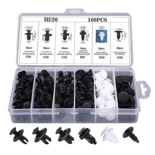 Coffret Rivets Auto À Visser – Fixations ABS Renforcé Spécial Véhicule