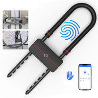 Antivol de bicicletă conectat Bluetooth & amprentă 